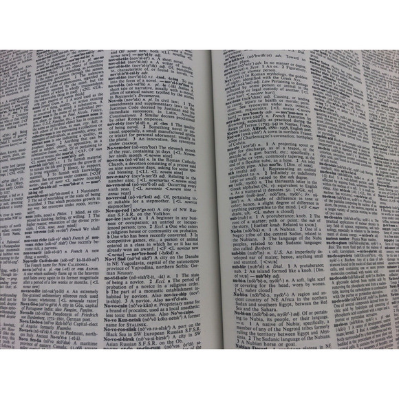 Funk & Wagnalls New Comprehensive International Dictionary Volume 1 & 2 Deluxe - Picture 14 of 16
